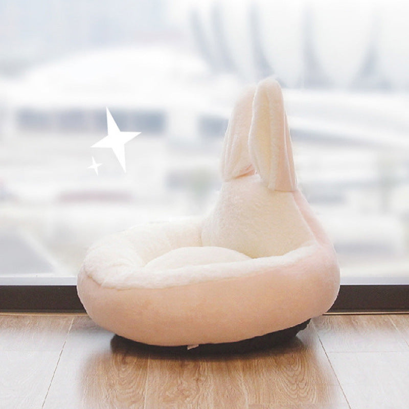 Soft Washable Cat And Small Dog Nest With Cozy Raised Backrest Gomaki