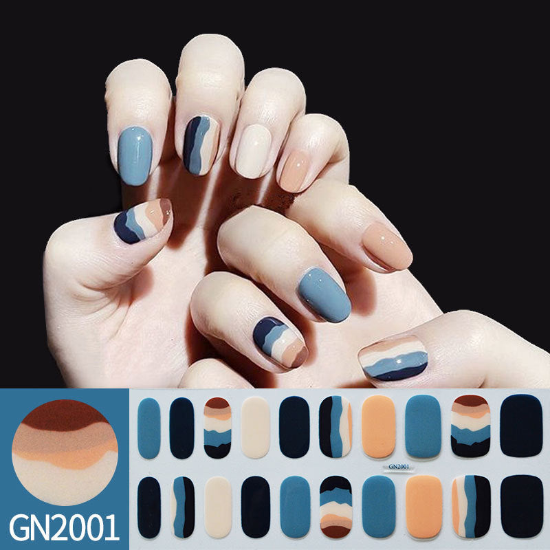 Gradient Nude Pink Nail Polish Strips Gomaki