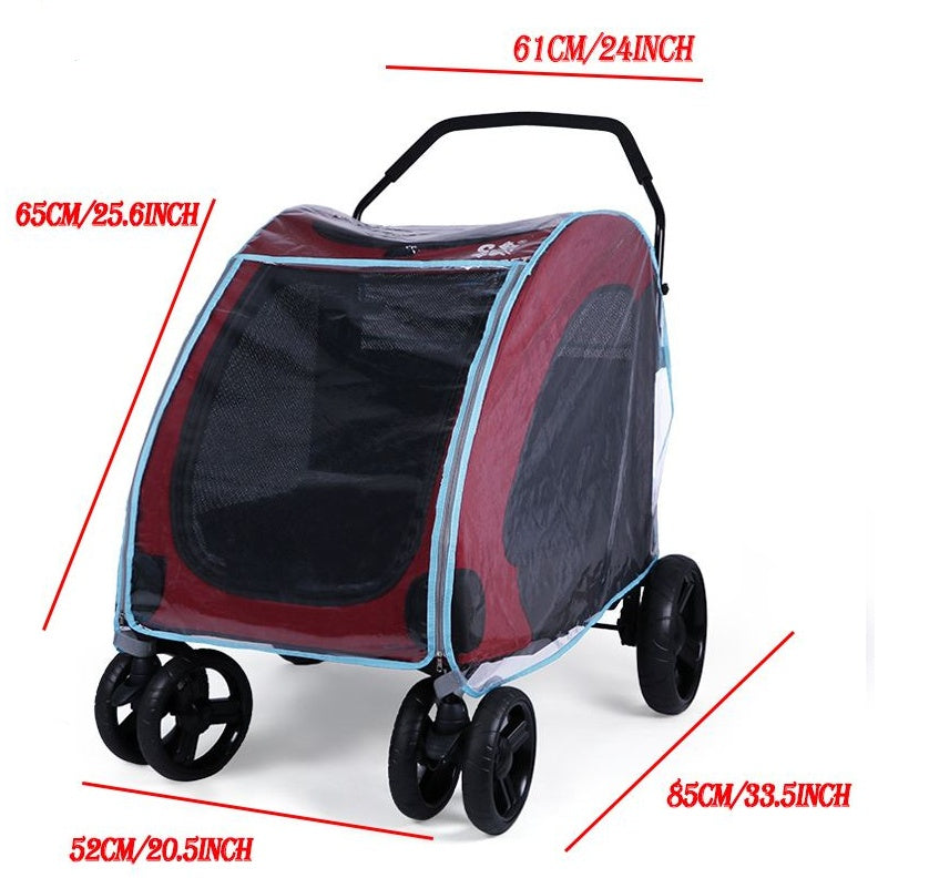 Pet Stroller Rain Cover Gomaki