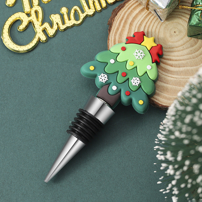 Christmas Wine Bottle Stopper Set Gomaki