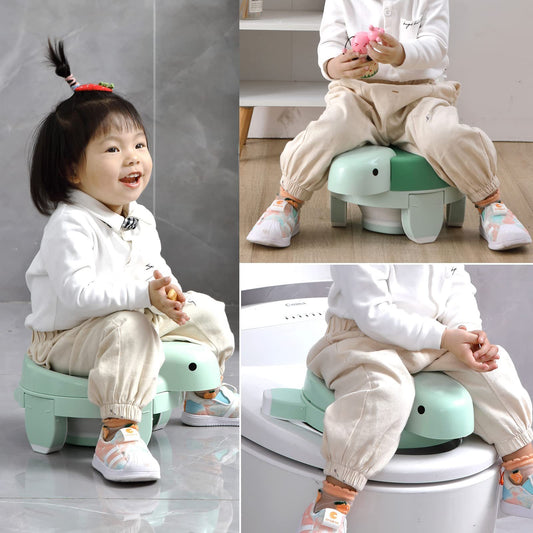 Turtle Shaped Baby Potty Trainer Gomaki