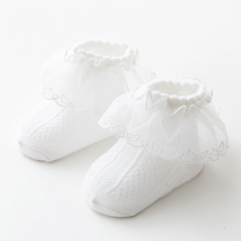 Chaussettes en dentelle pour bébé Gomaki