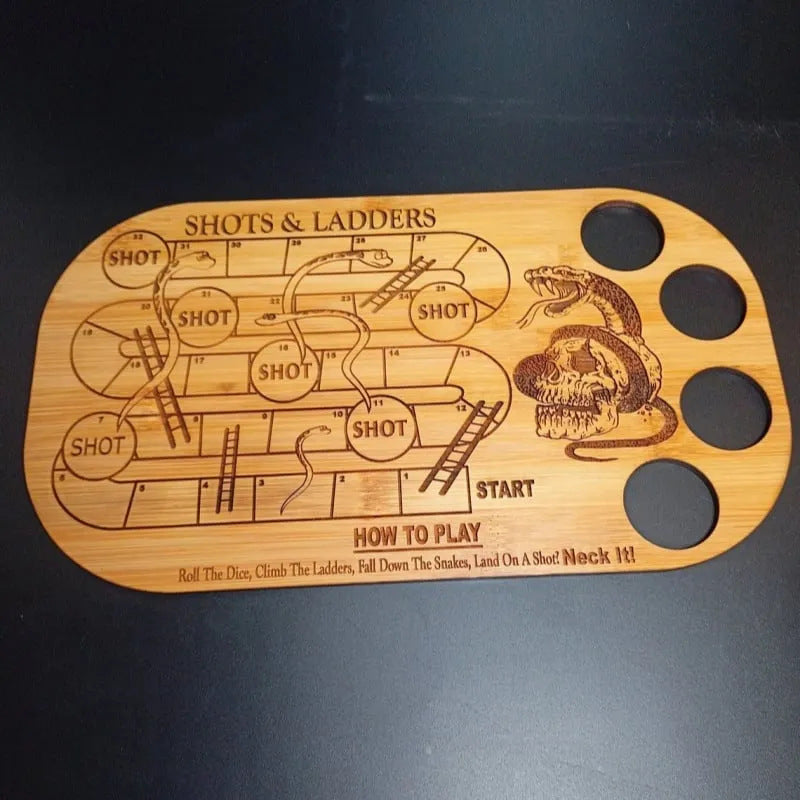 Shots & Ladders Drinking Game Set Gomaki