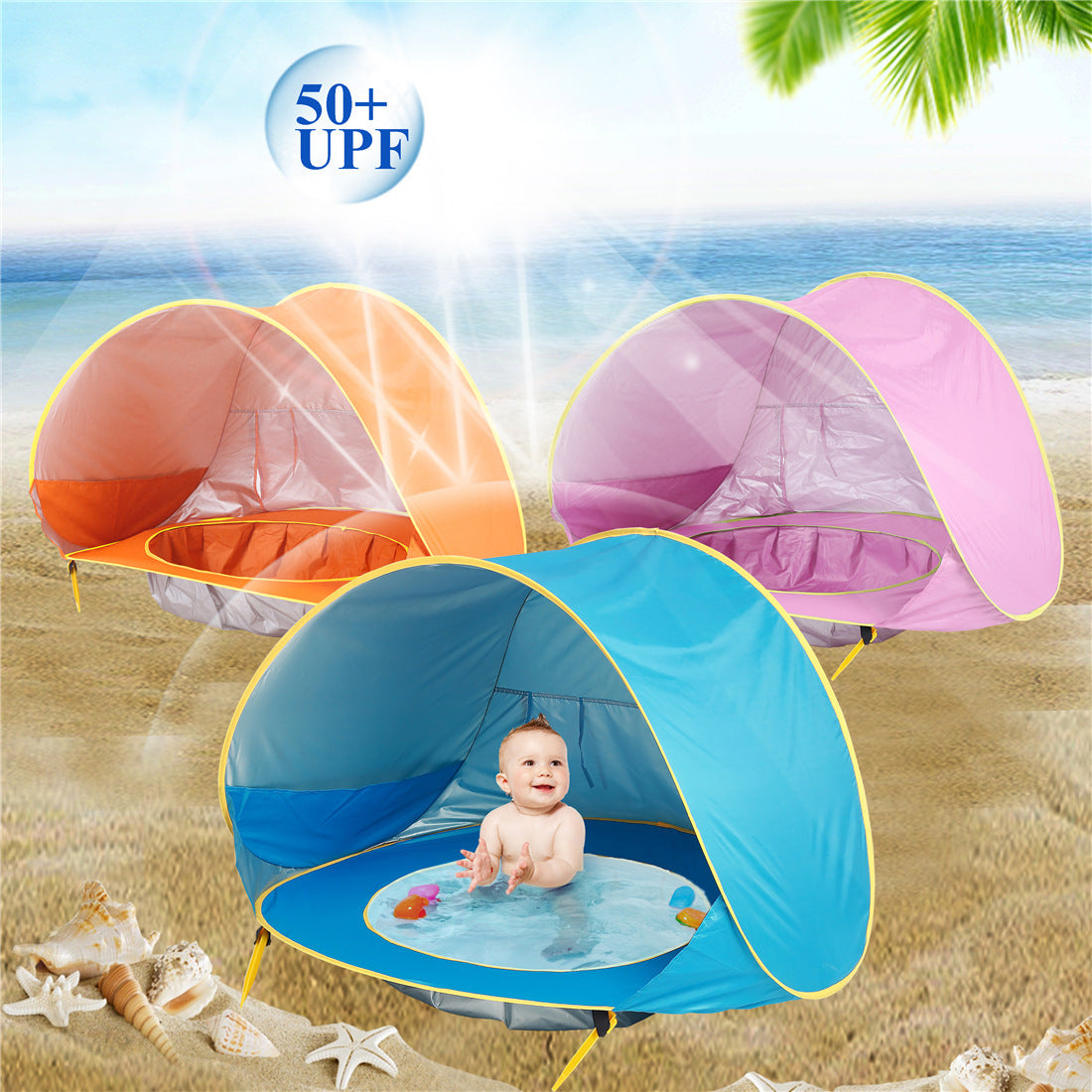 Baby Beach Tent with Mini Pool Gomaki