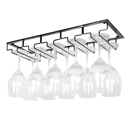 Under Cabinet Wine Glass Rack Gomaki