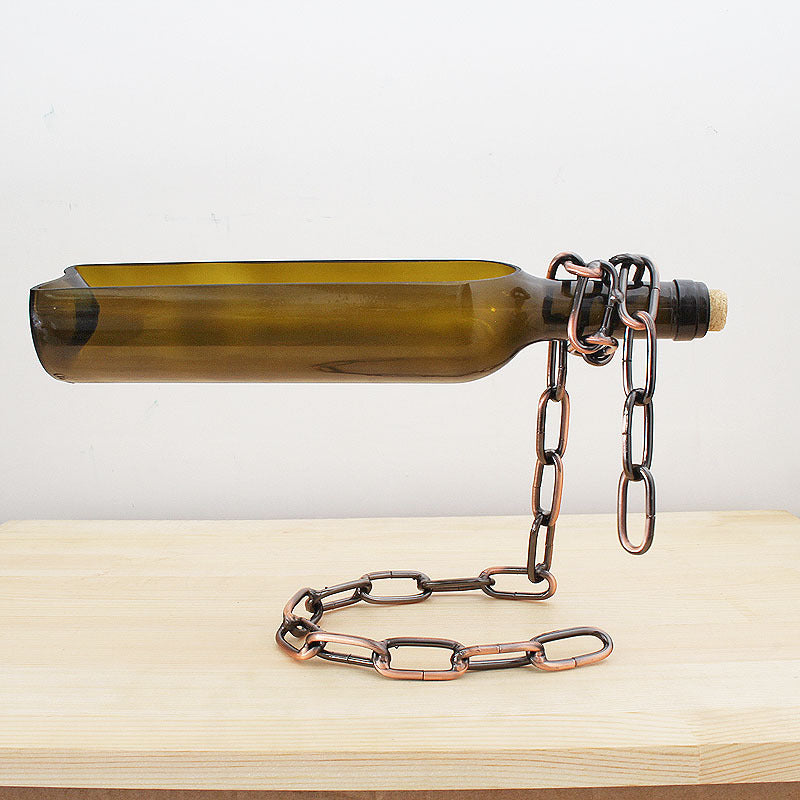 Support métallique pour présentation de vin unique Gomaki