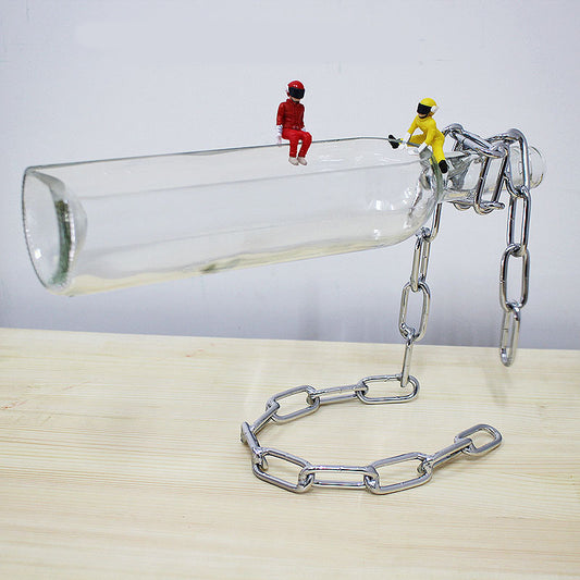 Metal Balance Stand for Unique Wine Display Gomaki