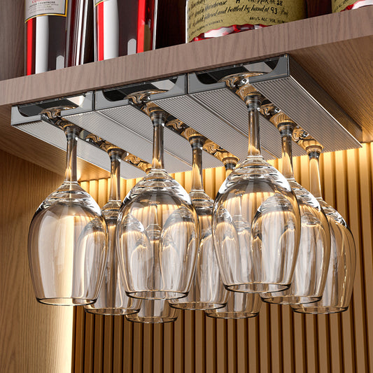 Under Cabinet Wine Glass Rack Gomaki