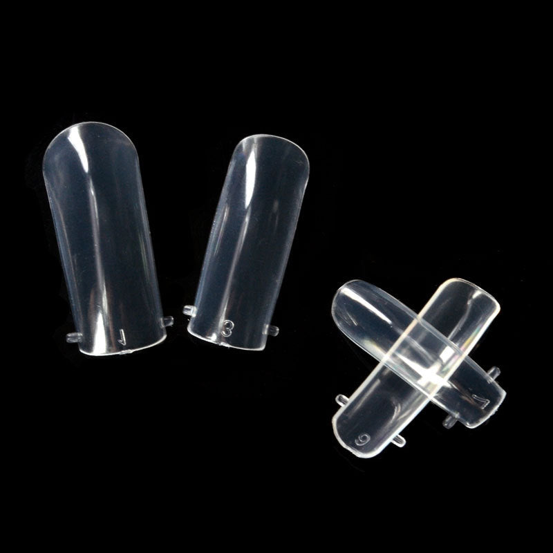 Clear Half Cover Nail Tips Set Gomaki