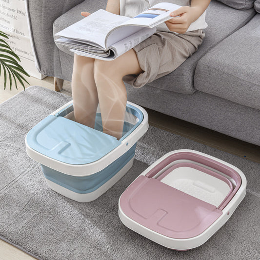 Portable Foldable Foot Bath Spa Basin for Home Pedicure Gomaki