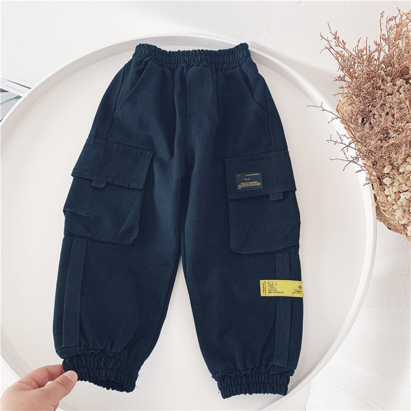 Pantaloni cargo da jogging per bambini Gomaki 