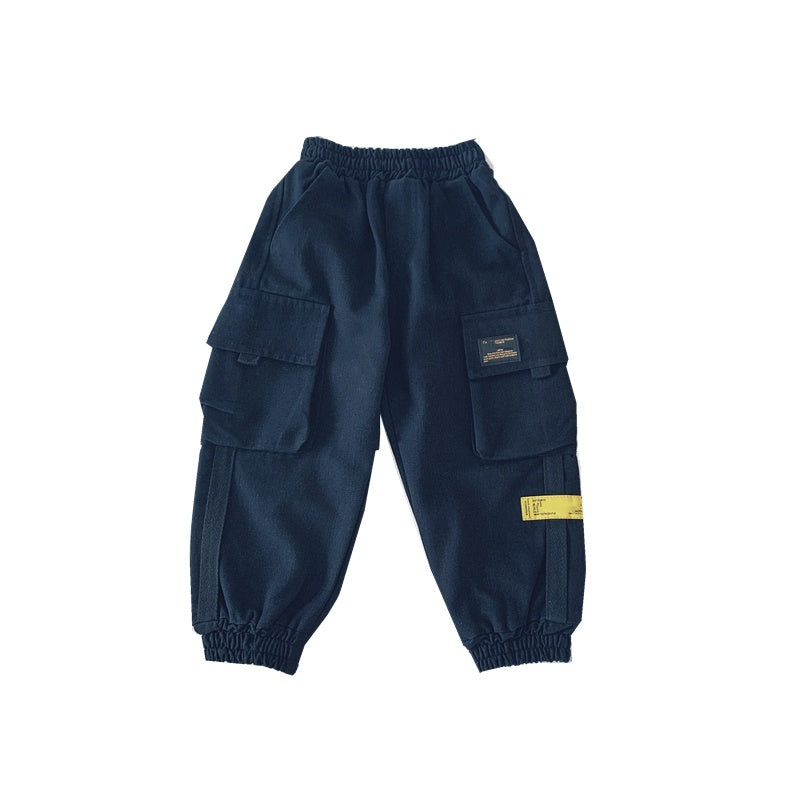 Pantaloni cargo da jogging per bambini Gomaki 