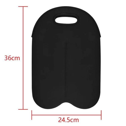 Insulated Neoprene Wine Bottle Tote Bag Gomaki