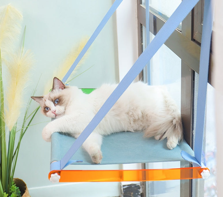 Window Mounted Cat Hammock Gomaki