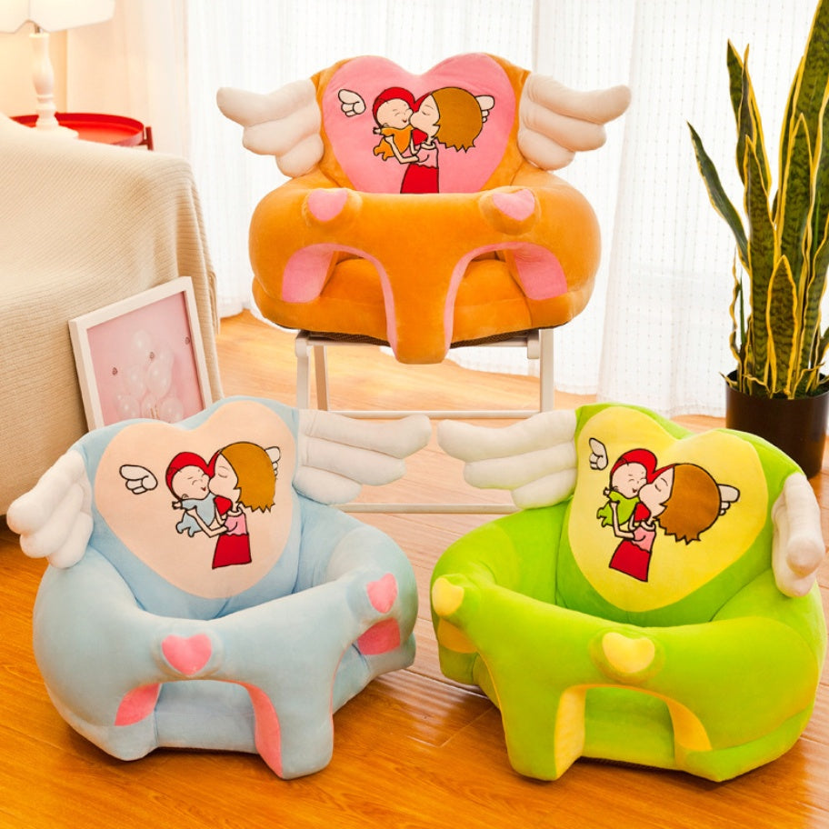 Plush Baby Sofa Seat with Support Wings Gomaki