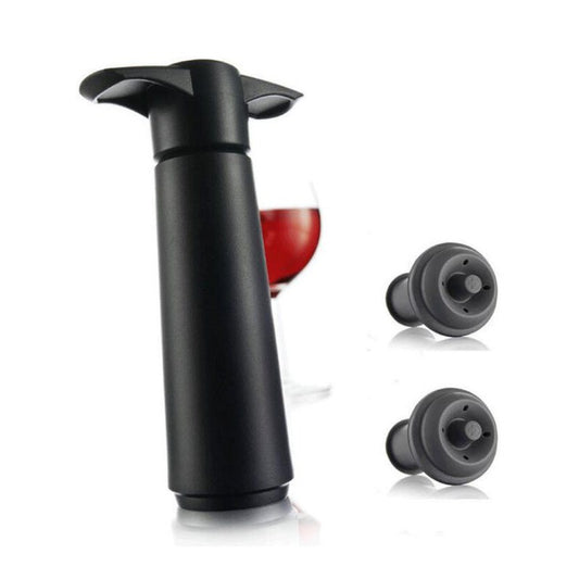 Vacuum Wine Saver Pump with Airtight Bottle Stoppers Gomaki