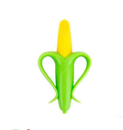 Baby Banana Silicone Teether and Training Toothbrush Gomaki
