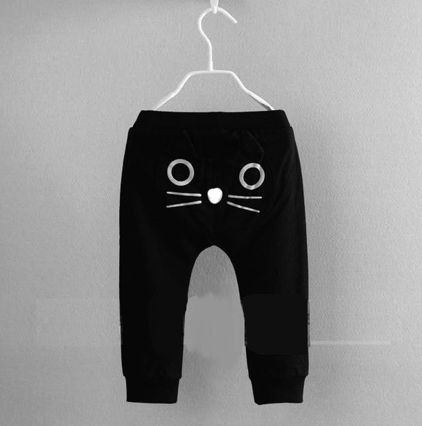Pantaloni con orecchie da gatto per bambini Gomaki