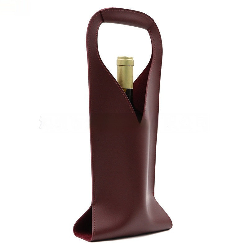 Sac cabas de luxe en cuir pour vin Gomaki