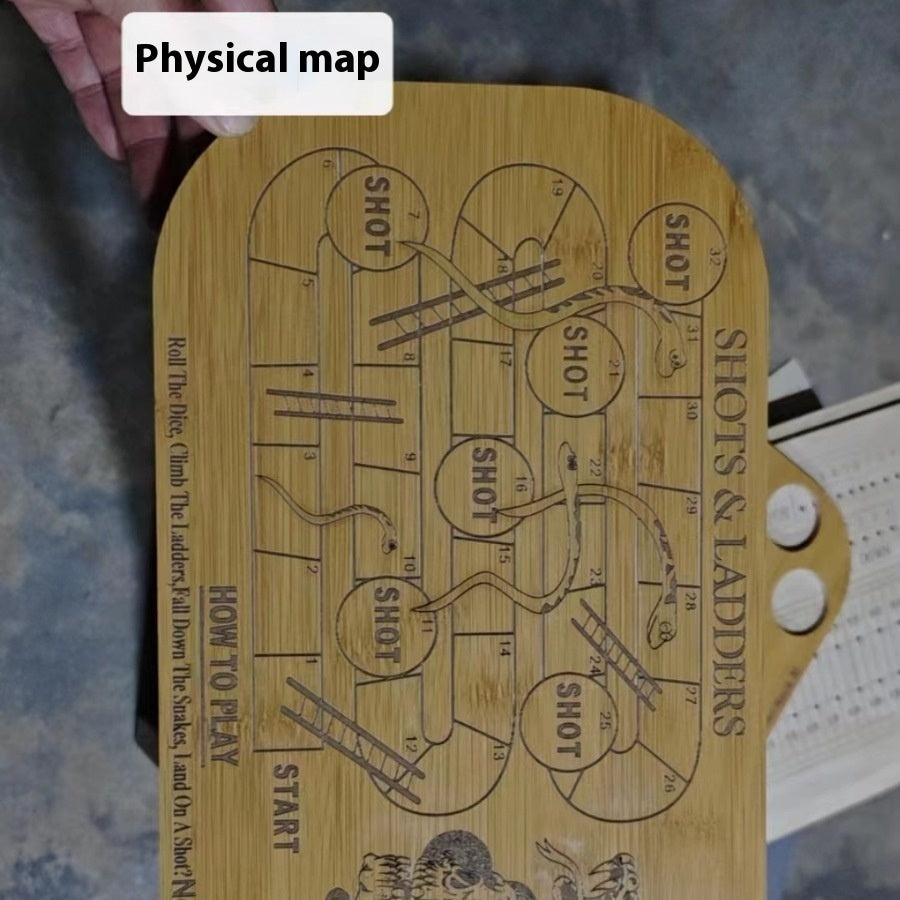 Shots & Ladders Drinking Game Set Gomaki