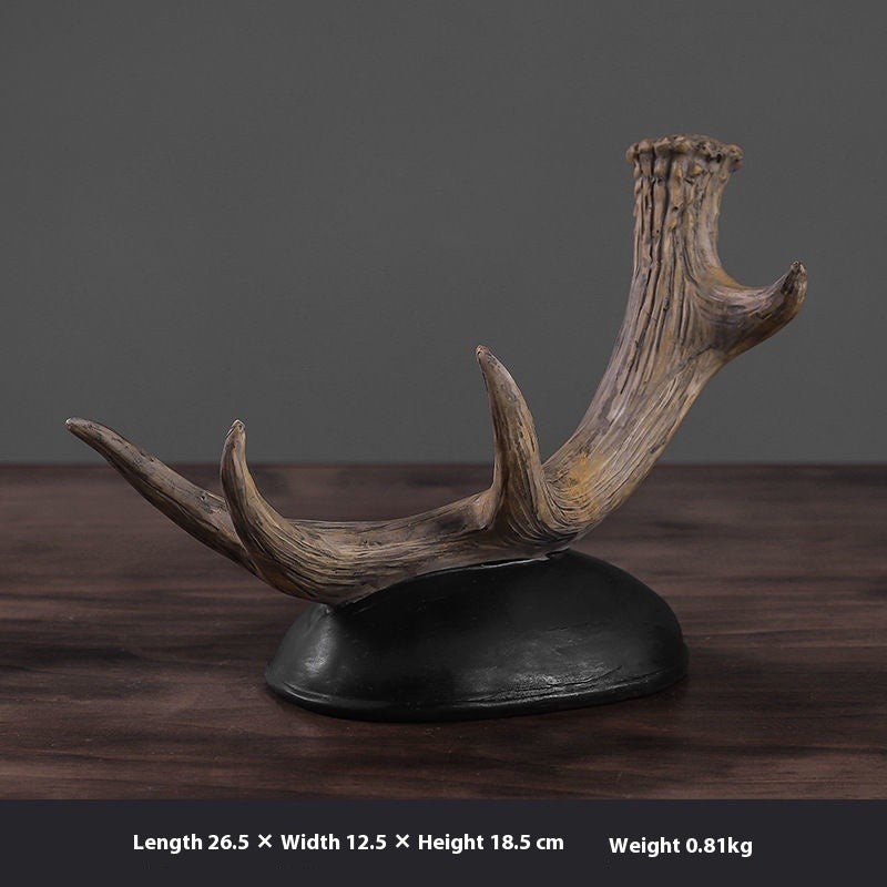 Porte-bouteille de vin en bois de cerf Gomaki