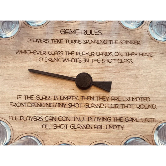 Shot Glass Roulette Drinking Game Set Gomaki