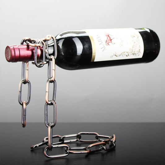 Magic Chain Wine Bottle Holder Gomaki