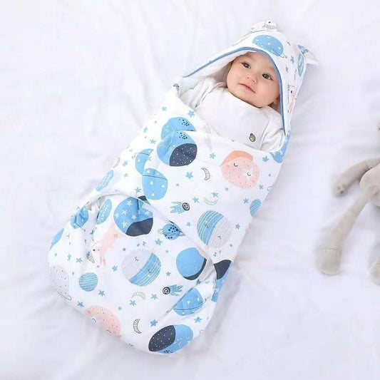 Baby Swaddle Sleeping Bag with Hood Gomaki