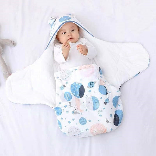 Baby Swaddle Sleeping Bag with Hood Gomaki