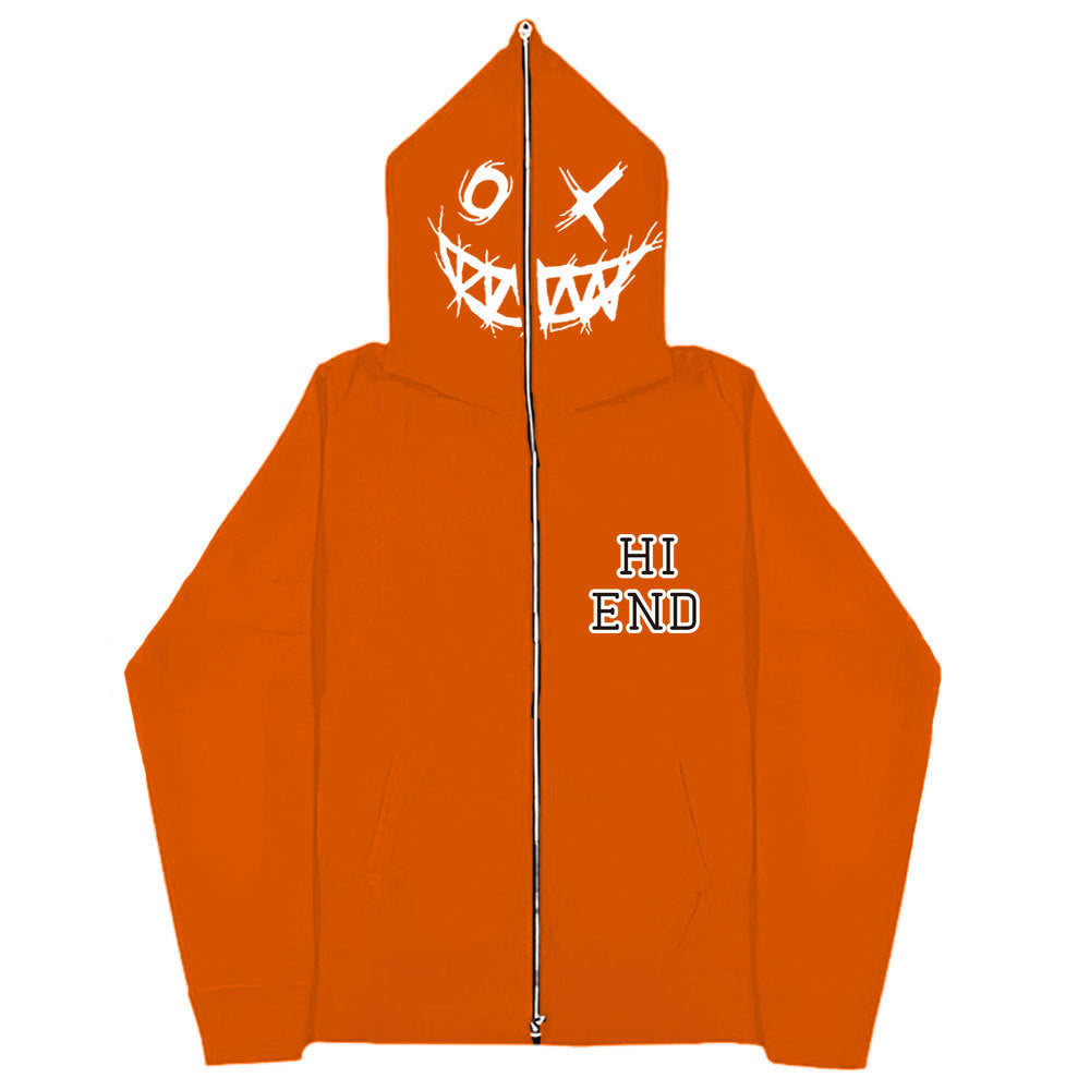 Full Zip HI END Face Mask Hoodie Gomaki