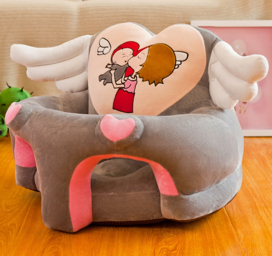 Plush Baby Sofa Seat with Support Wings Gomaki