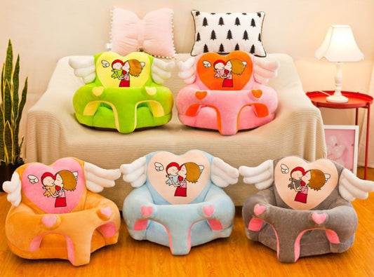 Plush Baby Sofa Seat with Support Wings Gomaki