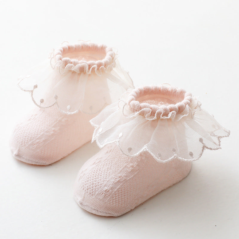 Chaussettes en dentelle pour bébé Gomaki