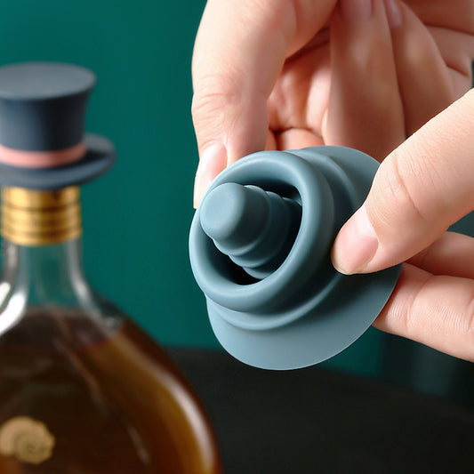 Top Hat Silicone Wine Bottle Stopper Gomaki