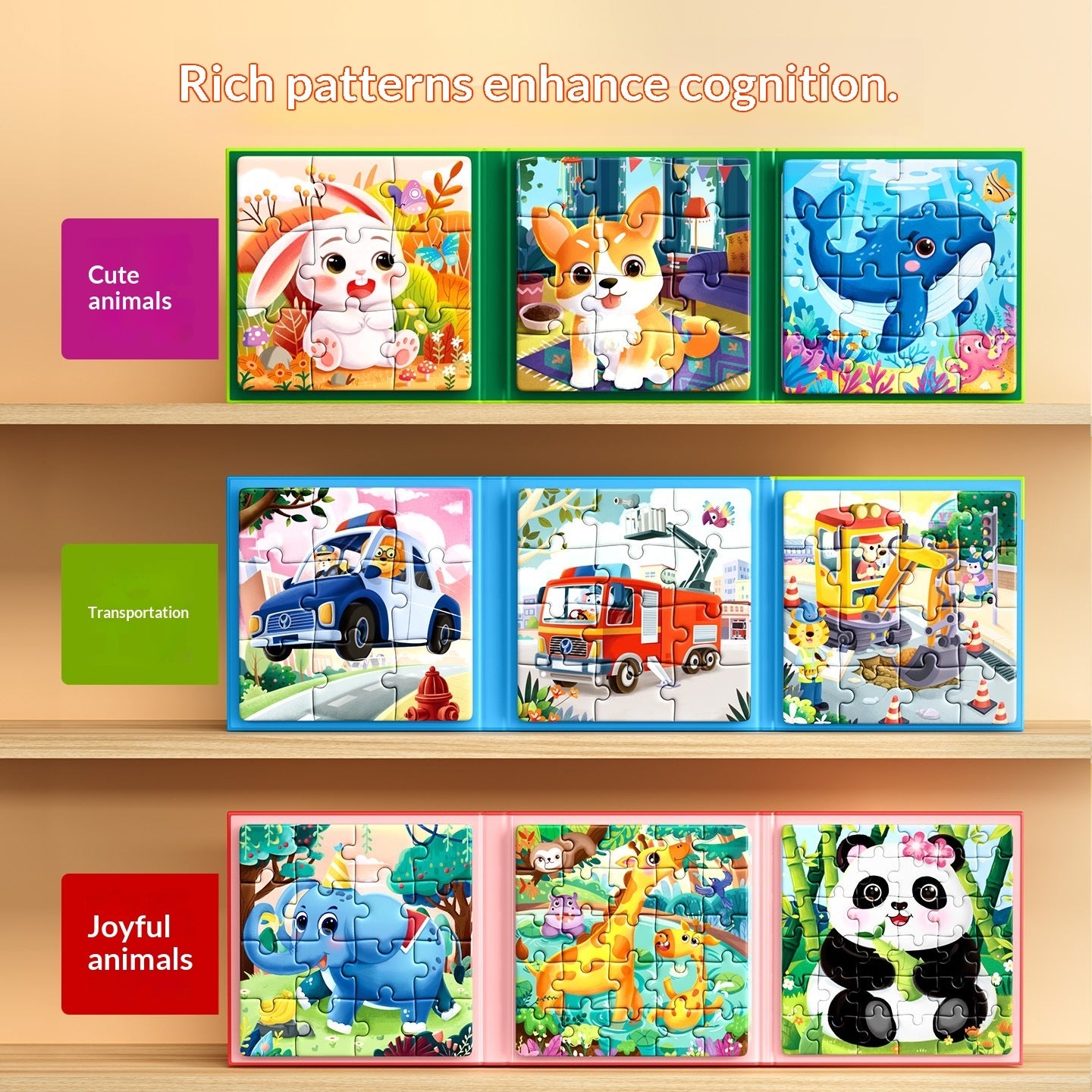 Gomaki Kids Wooden Jigsaw Puzzle