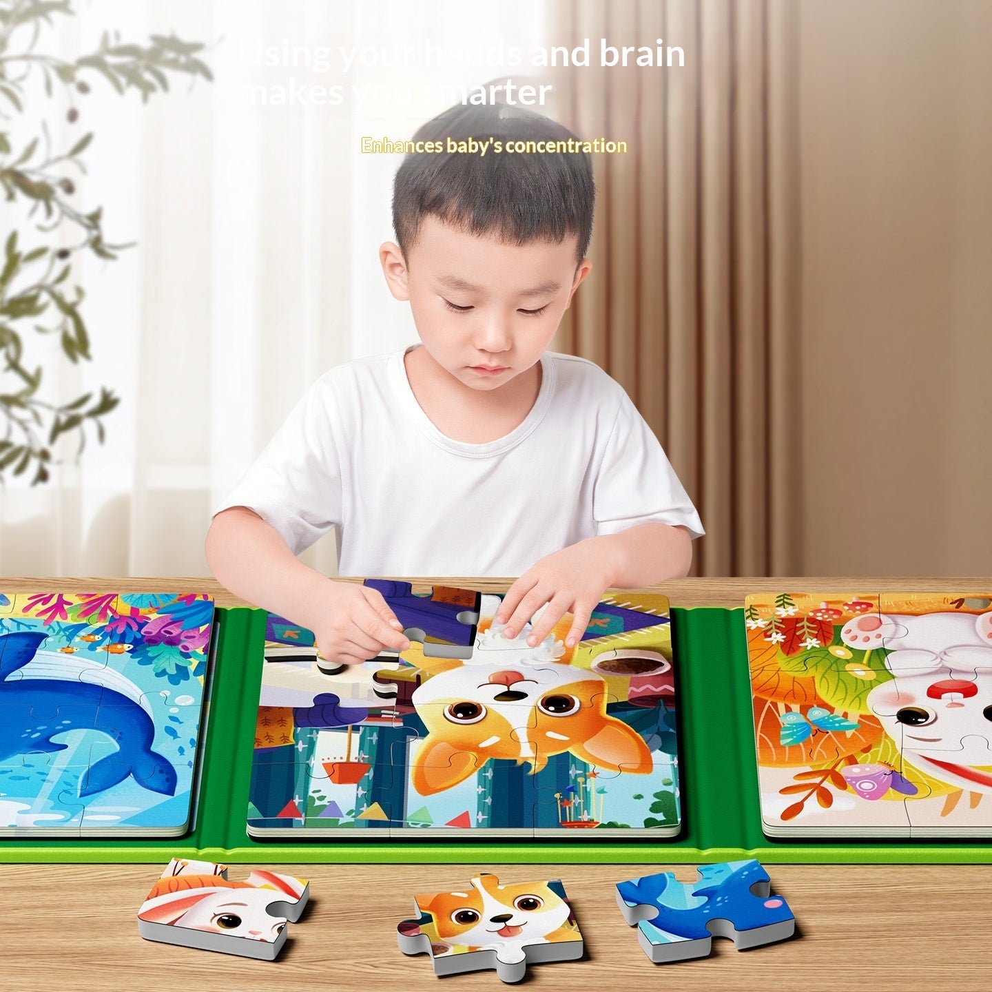 Gomaki Kids Wooden Jigsaw Puzzle