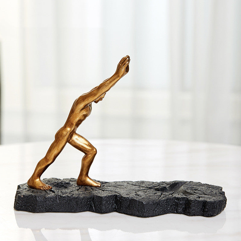 Scultura moderna astratta portabottiglie Gomaki