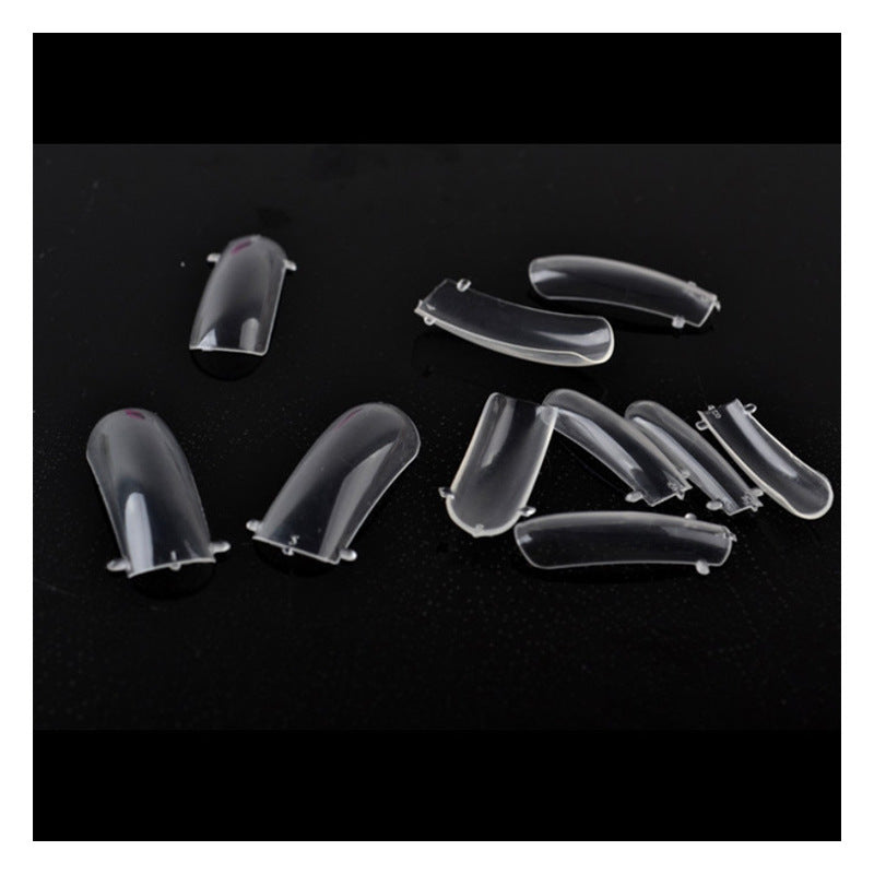 Clear Half Cover Nail Tips Set Gomaki