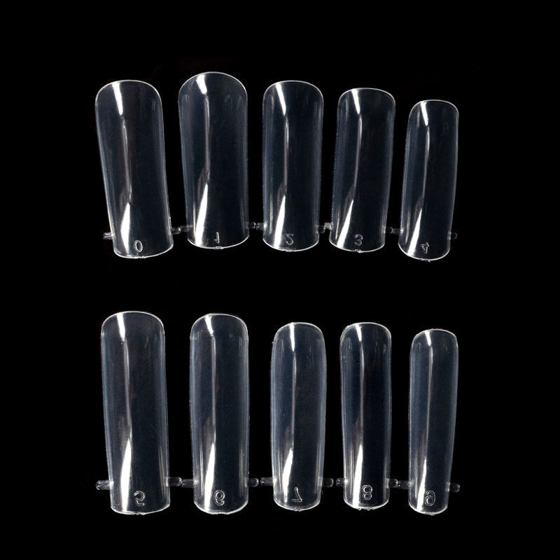 Clear Half Cover Nail Tips Set Gomaki