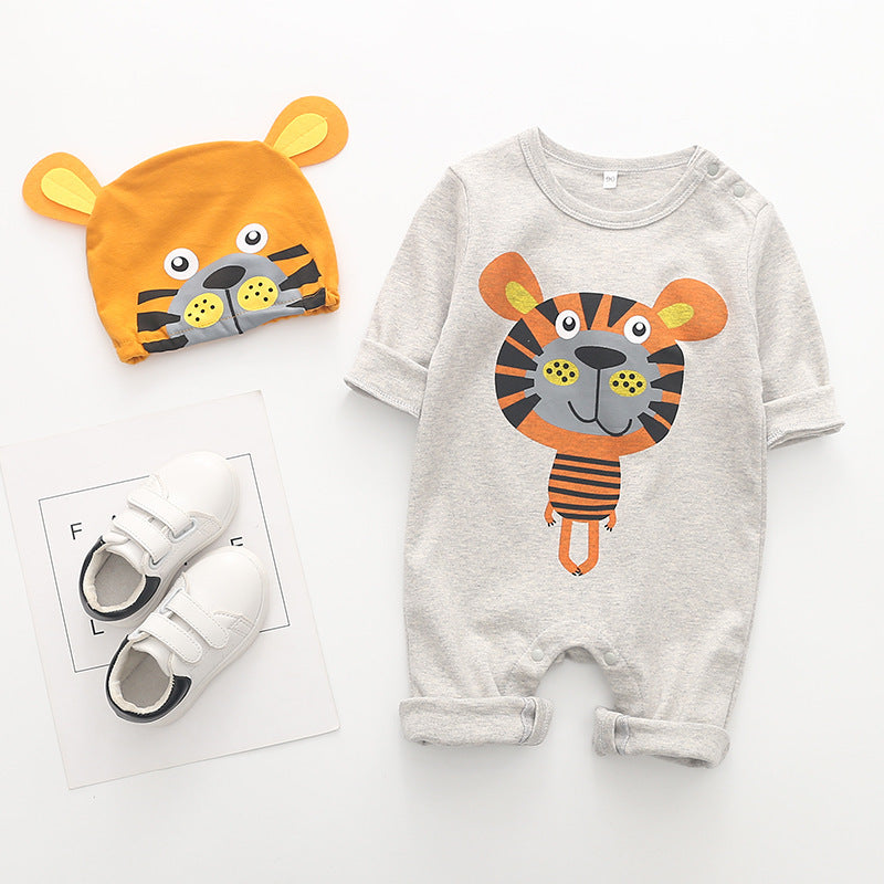 Baby Zebra Romper with Matching Hat Gomaki