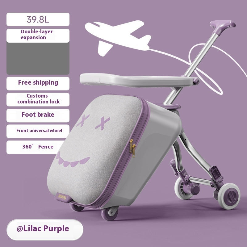 Valise à roulettes Gomaki pour enfants, manège et tapis roulant 