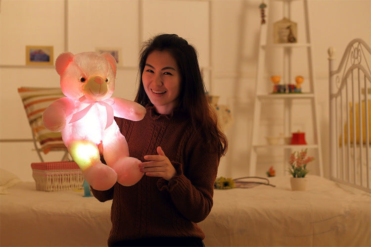 Orsacchiotto di peluche con luce LED Gomaki