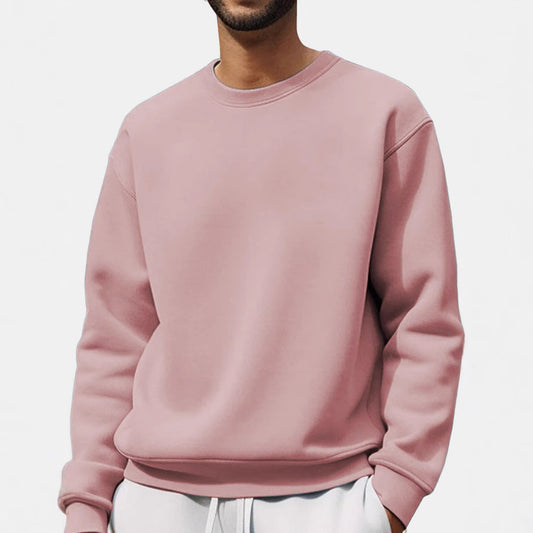 Men Minimalist Fleece Sweatshirt Gomaki