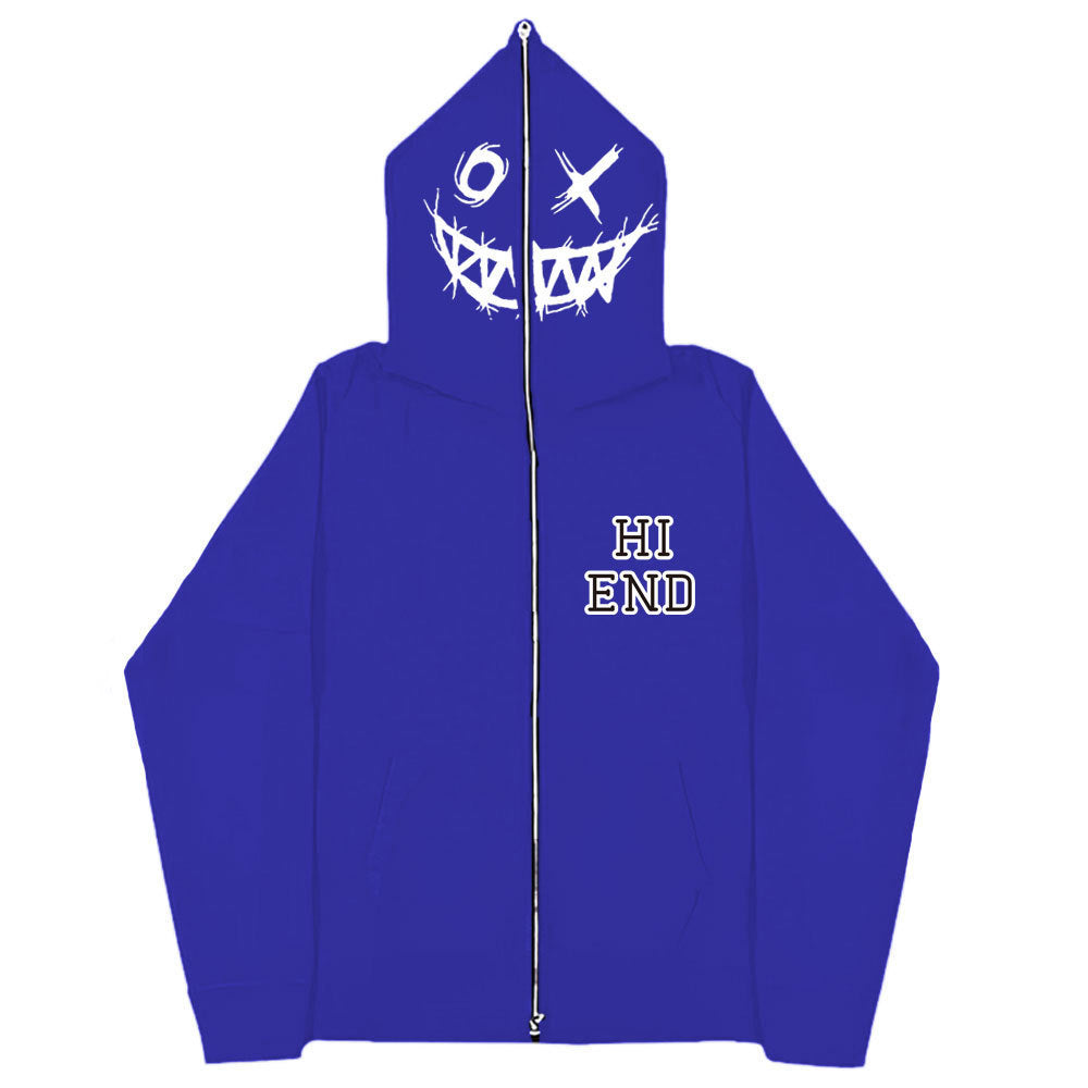 Full Zip HI END Face Mask Hoodie Gomaki