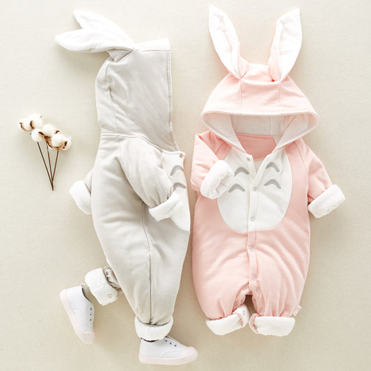 Baby Bunny Hooded Romper Gomaki