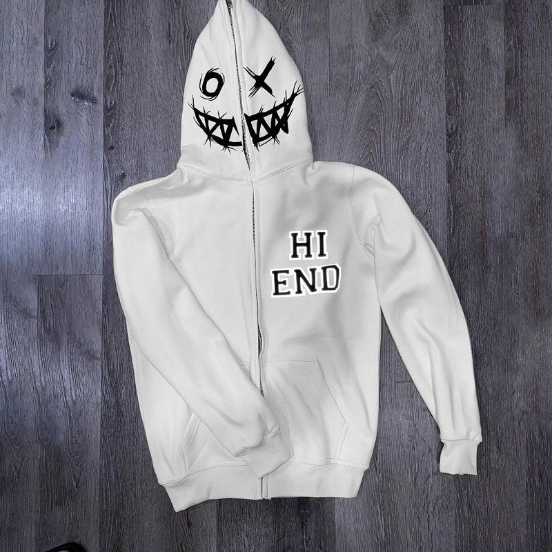 Full Zip HI END Face Mask Hoodie Gomaki