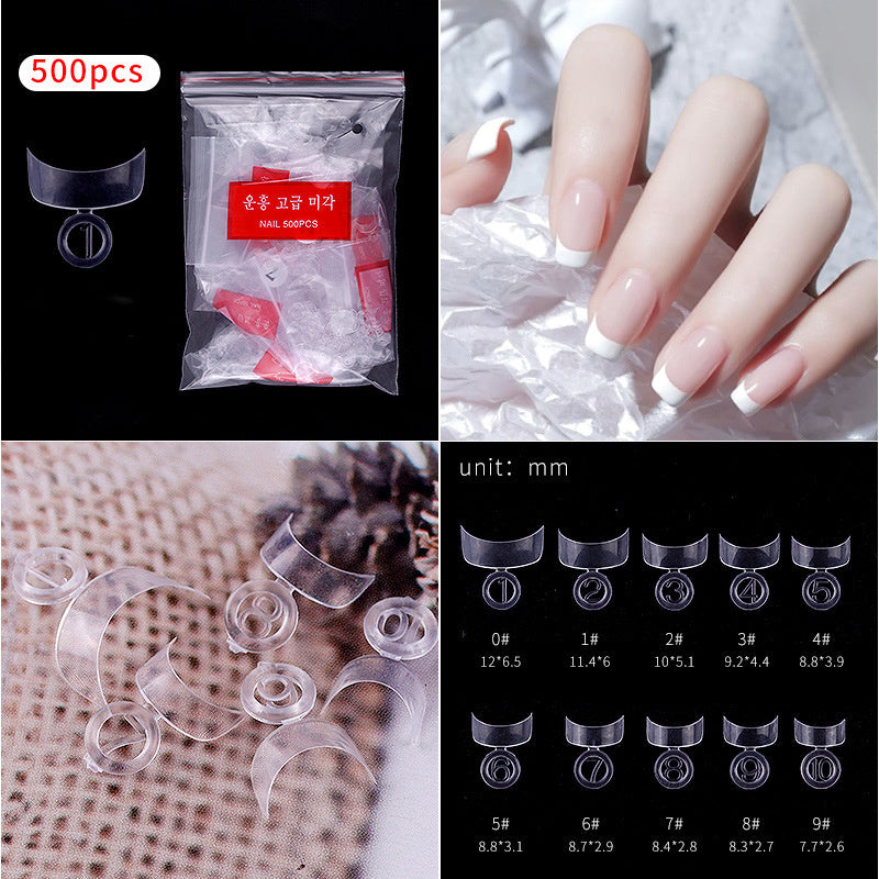Professional French Smile Line Nail Tips Gomaki