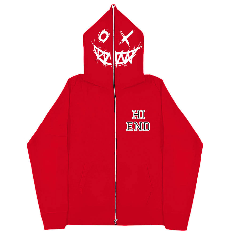 Full Zip HI END Face Mask Hoodie Gomaki