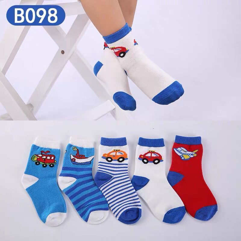 Boys Cotton Socks Set Gomaki