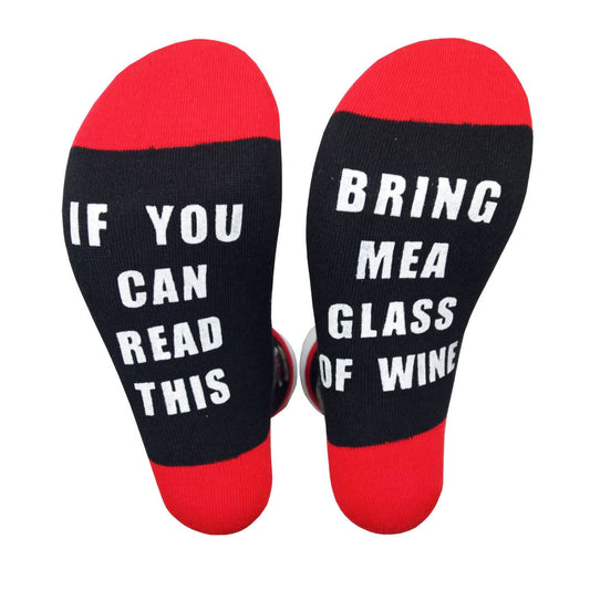 Funny Wine Lover Socks Gomaki